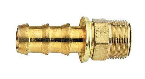 Aeroquip Socketless Male Inverted Flare Fitting - Brass